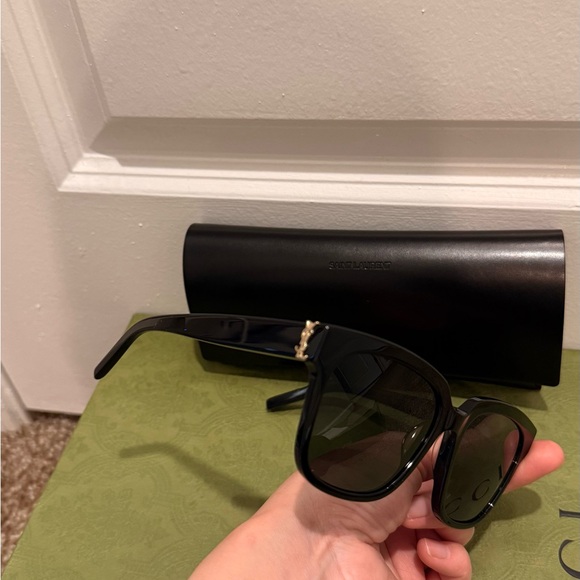 Saint Laurent Black Sunglasses main image 7